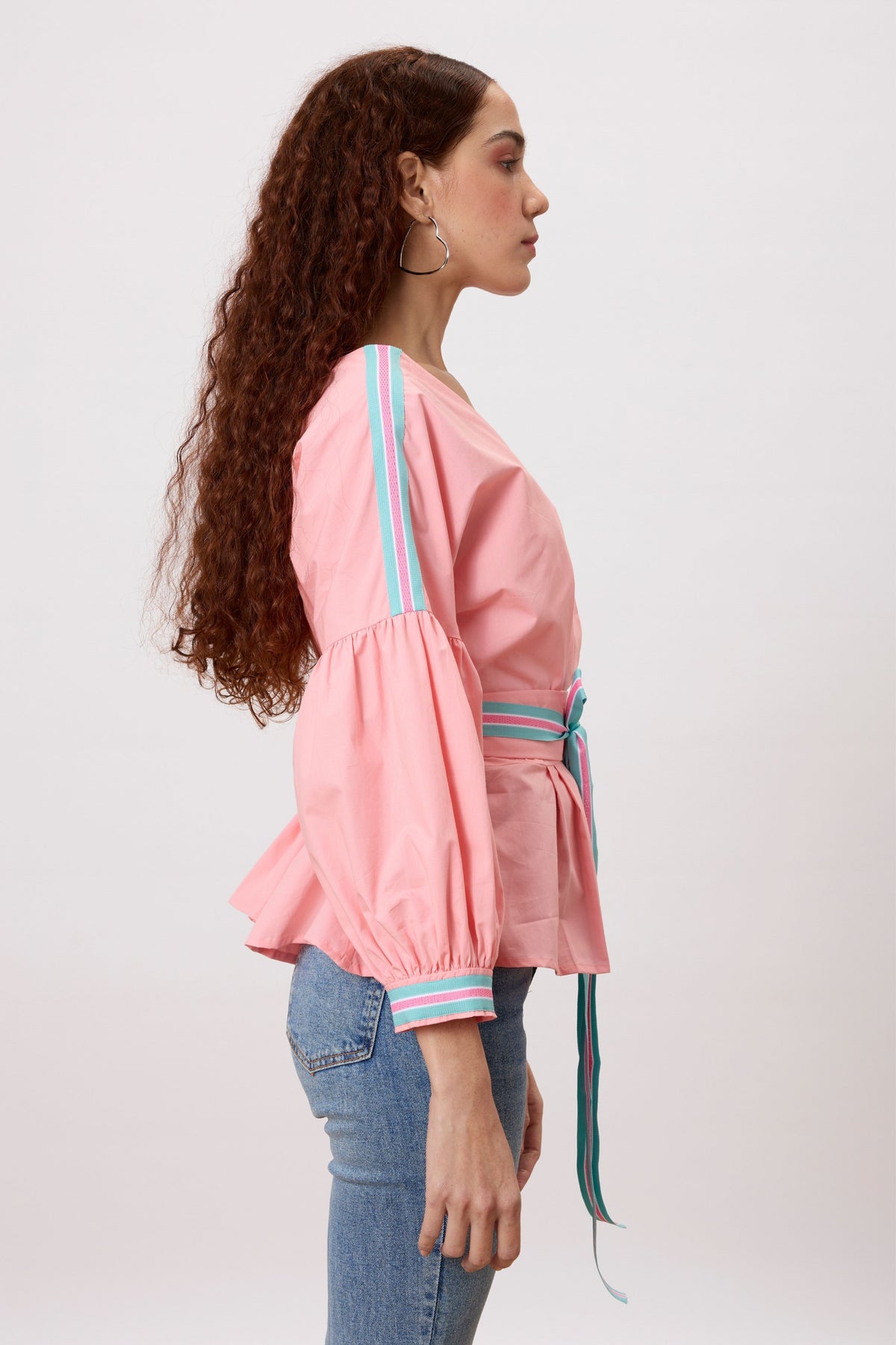 Fern Peony Pink Top