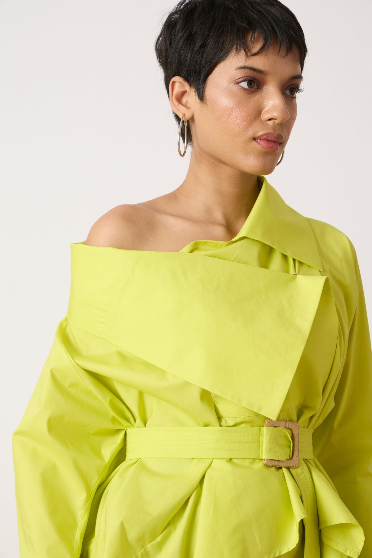 Ayaka Sulphur Lime Shirt