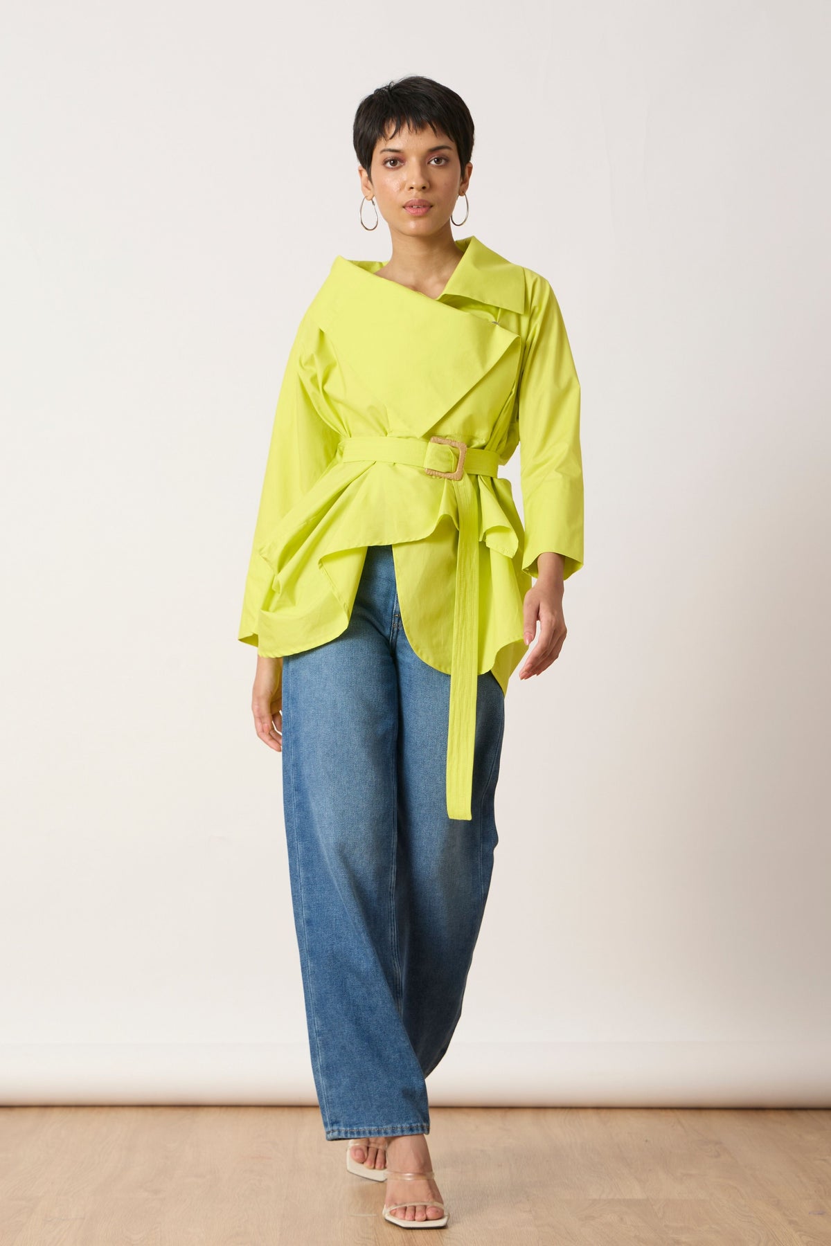 Ayaka Sulphur Lime Shirt