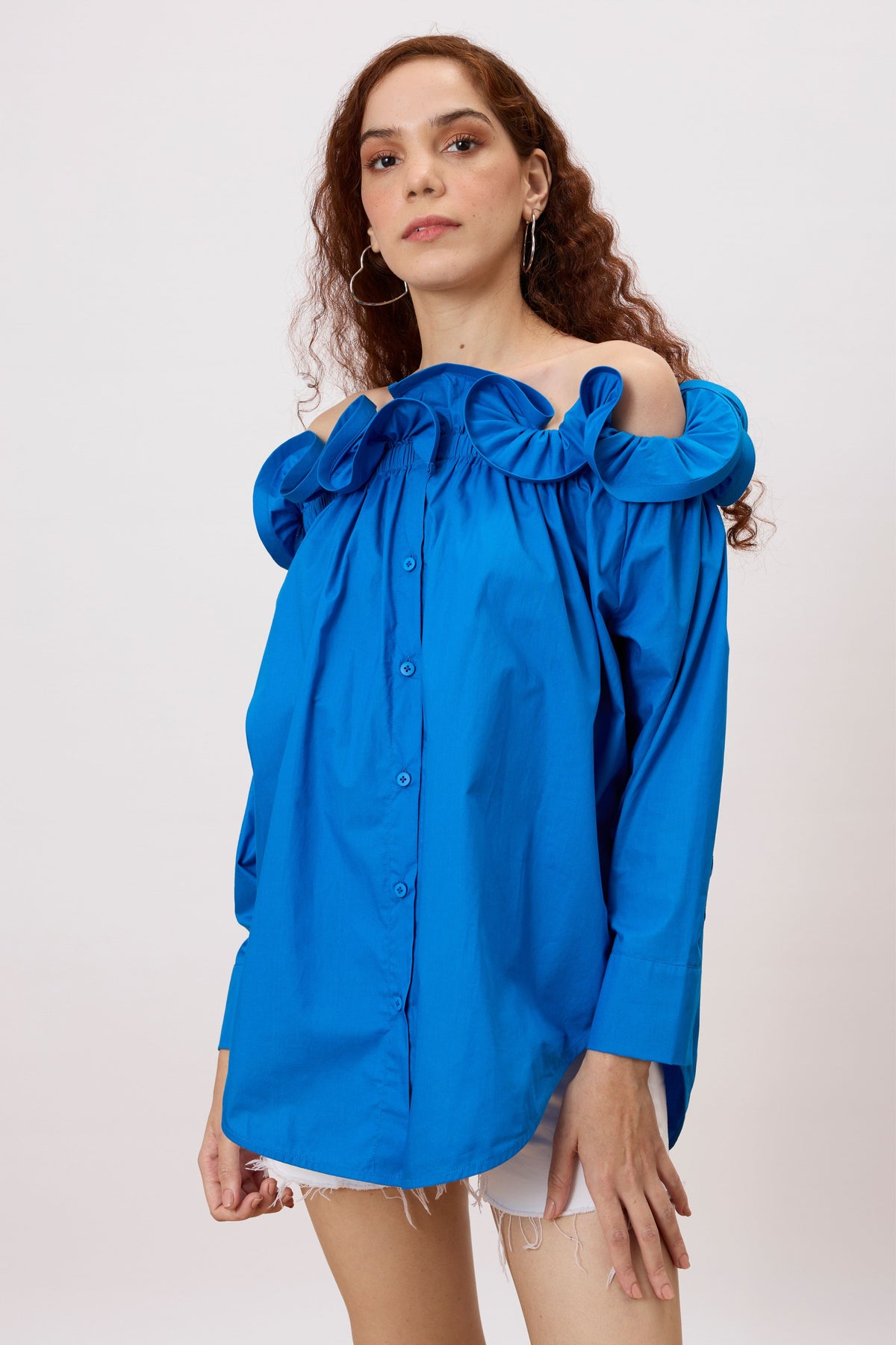 Gia Aster Blue Shirt