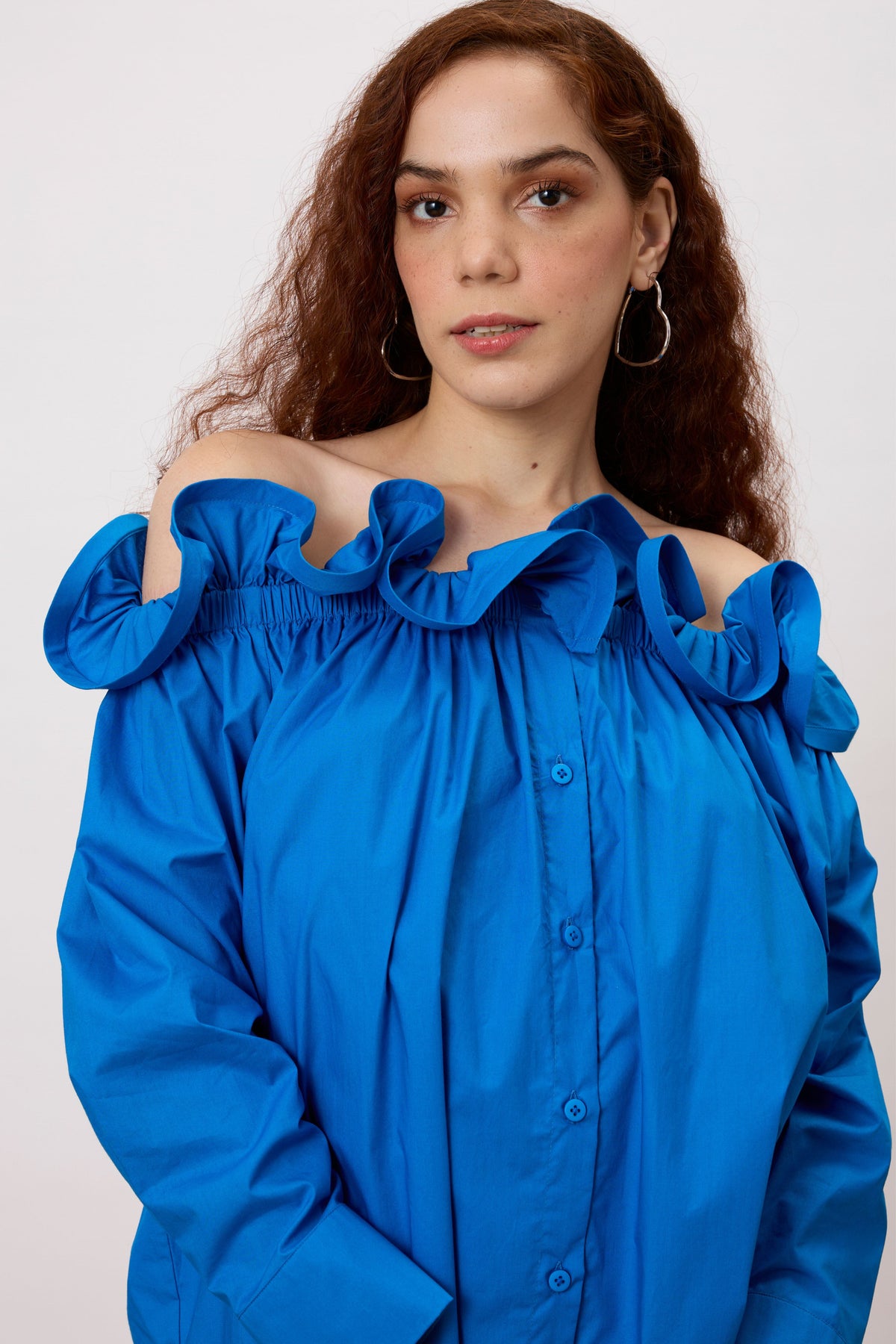 Gia Aster Blue Shirt