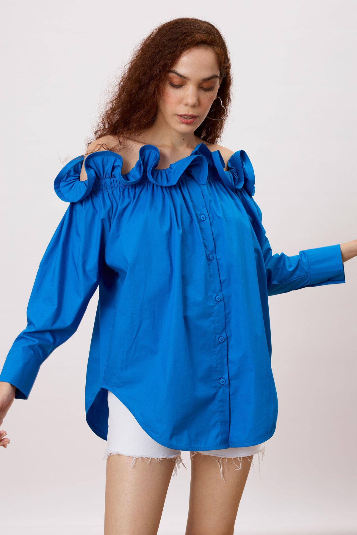 Gia Aster Blue Shirt