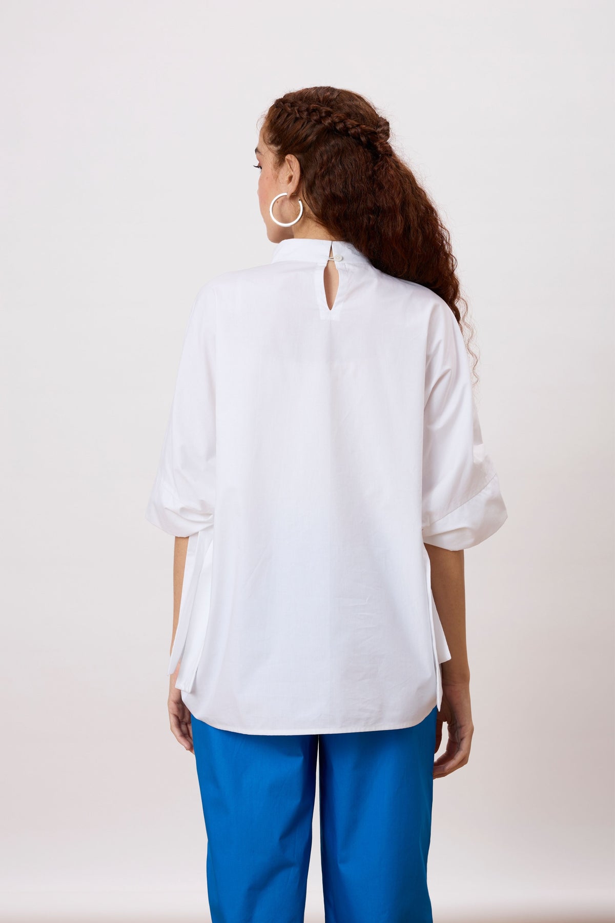 Hayden Applique Bright White Top