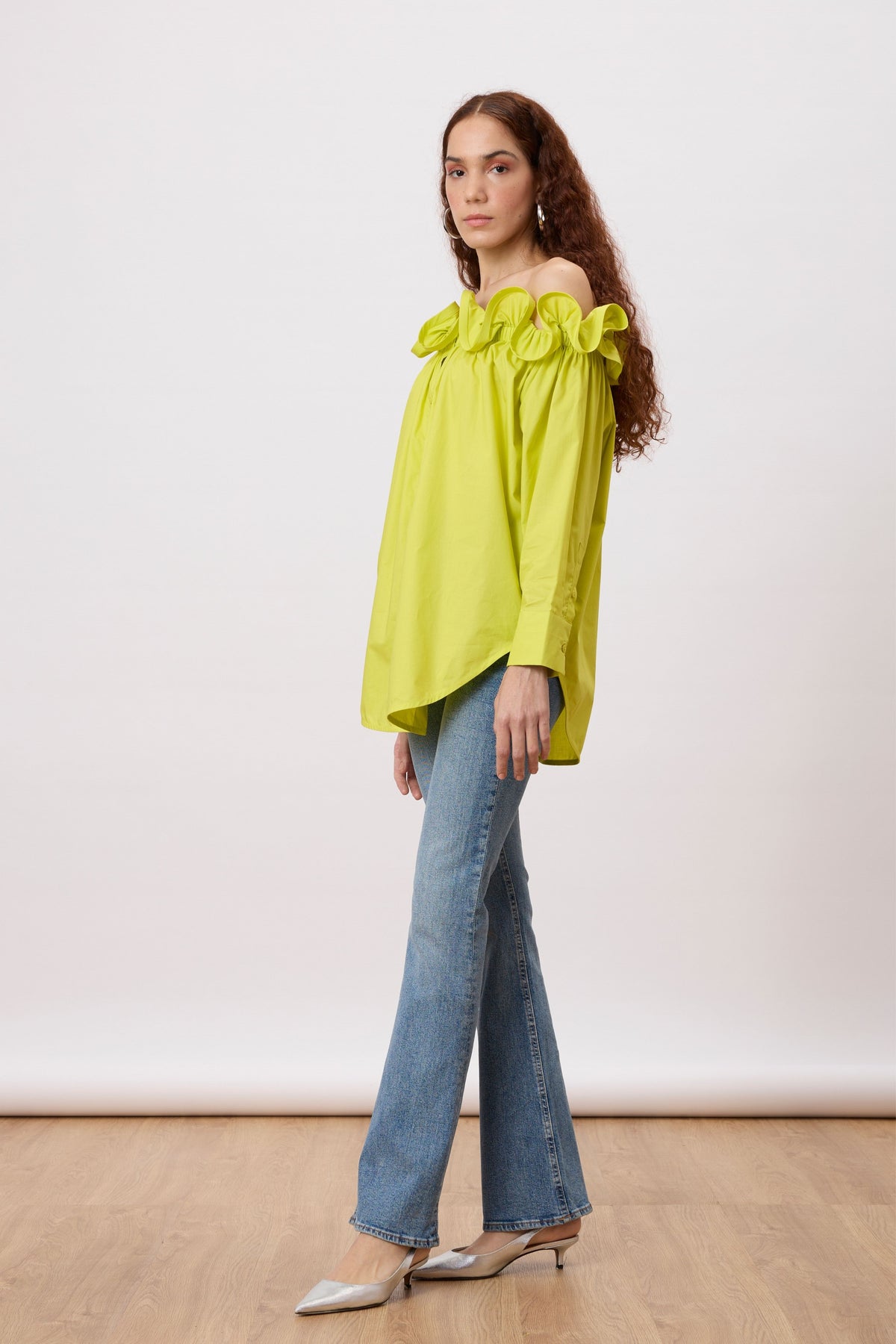 Gia Sulphur Lime Shirt