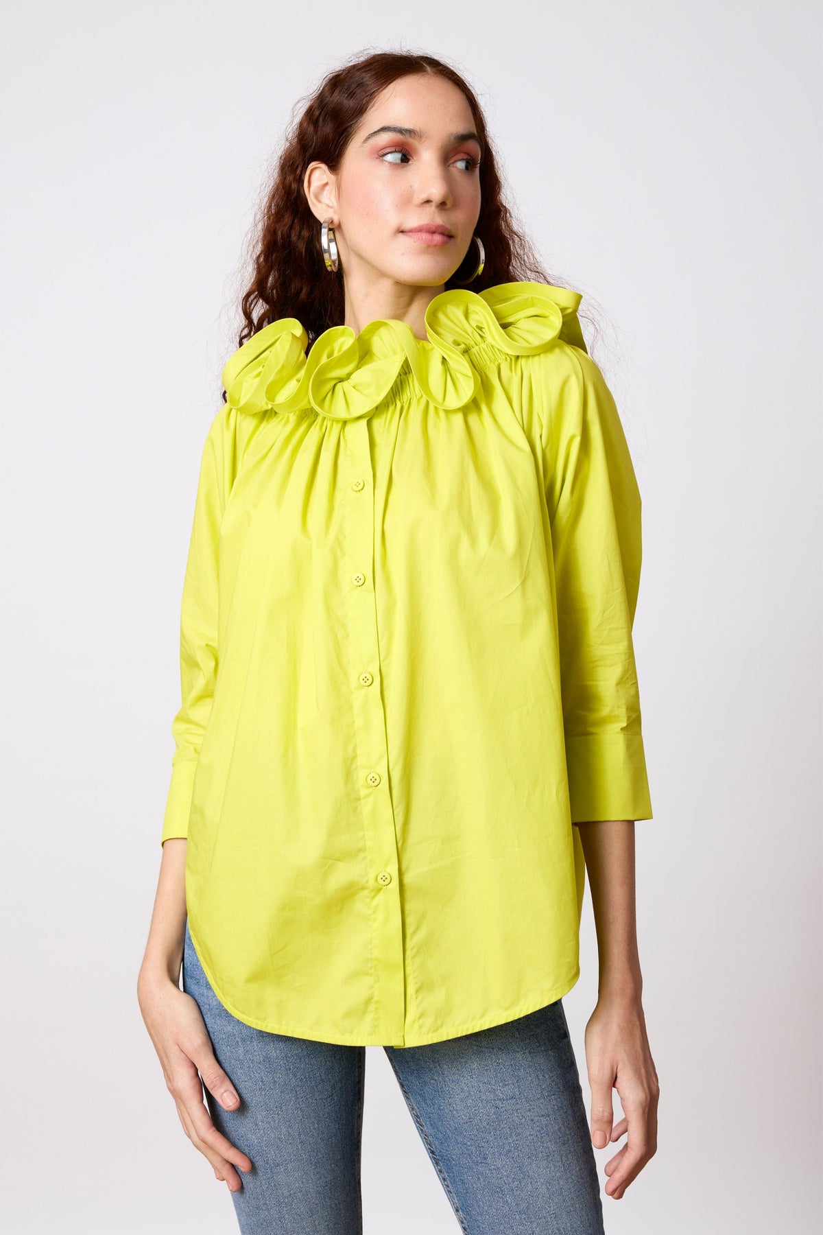 Gia Sulphur Lime Shirt