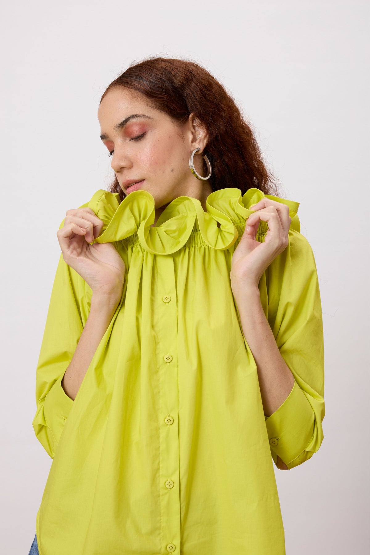 Gia Sulphur Lime Shirt