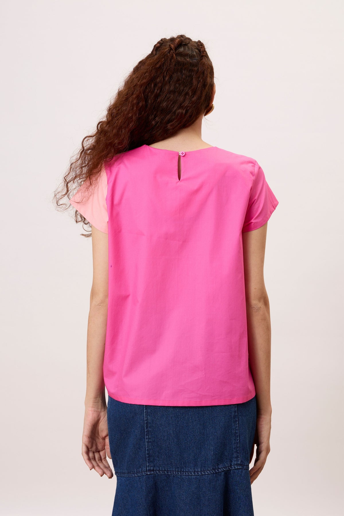 Annika Tie Azalea Pink Top