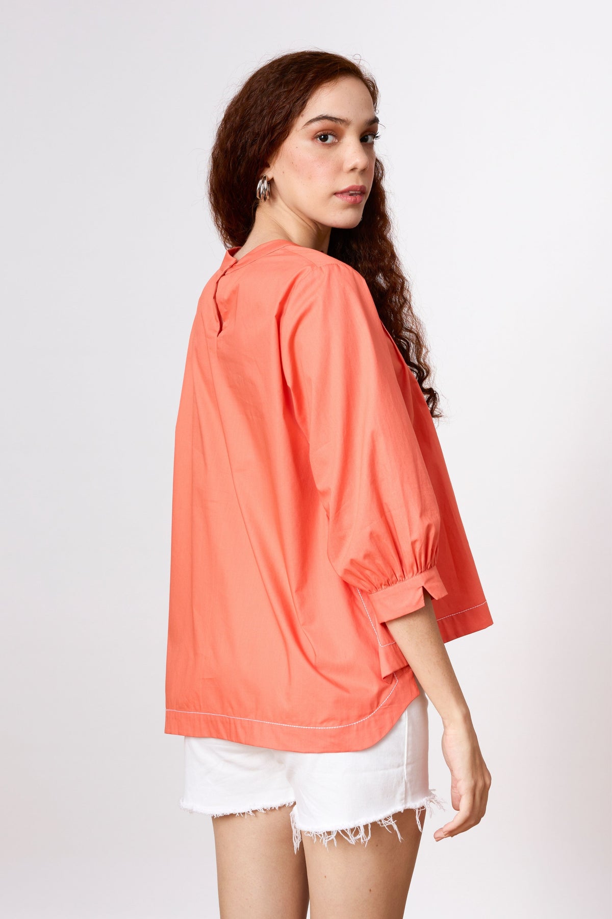 Daphne Spiced Coral Top