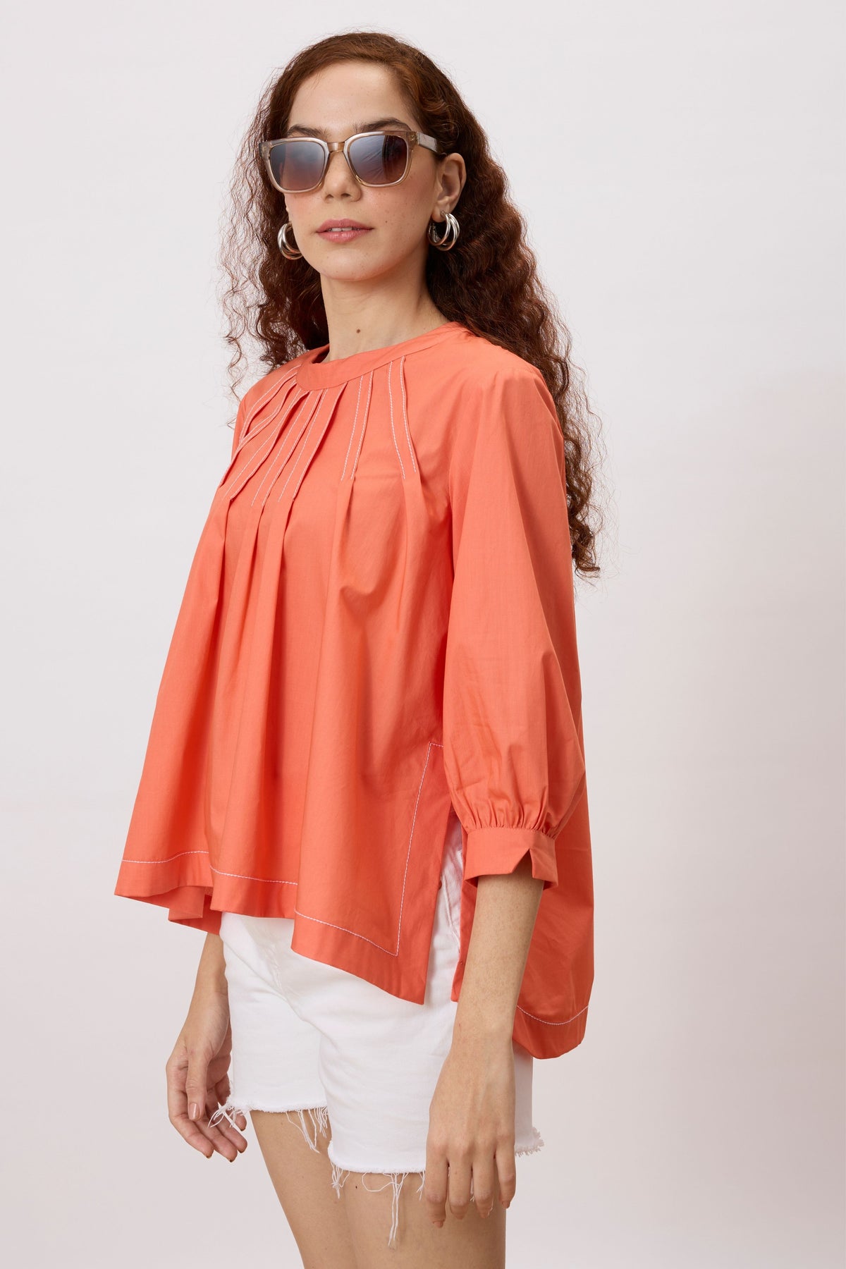 Daphne Spiced Coral Top