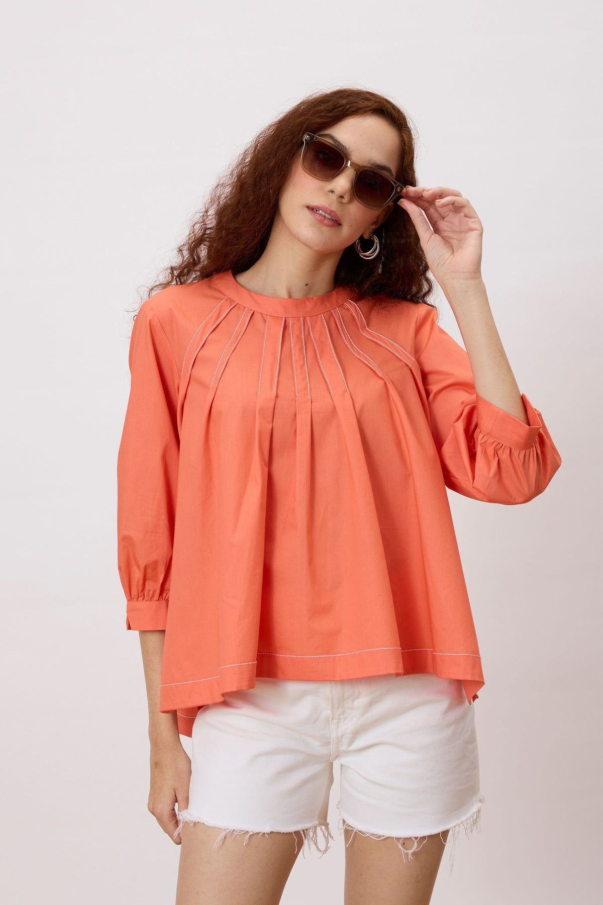 Daphne Spiced Coral Top