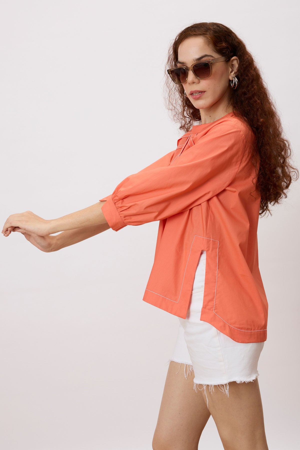 Daphne Spiced Coral Top