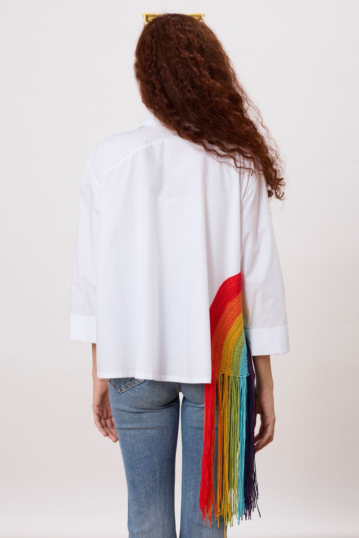 Rainbow Bright White Shirt