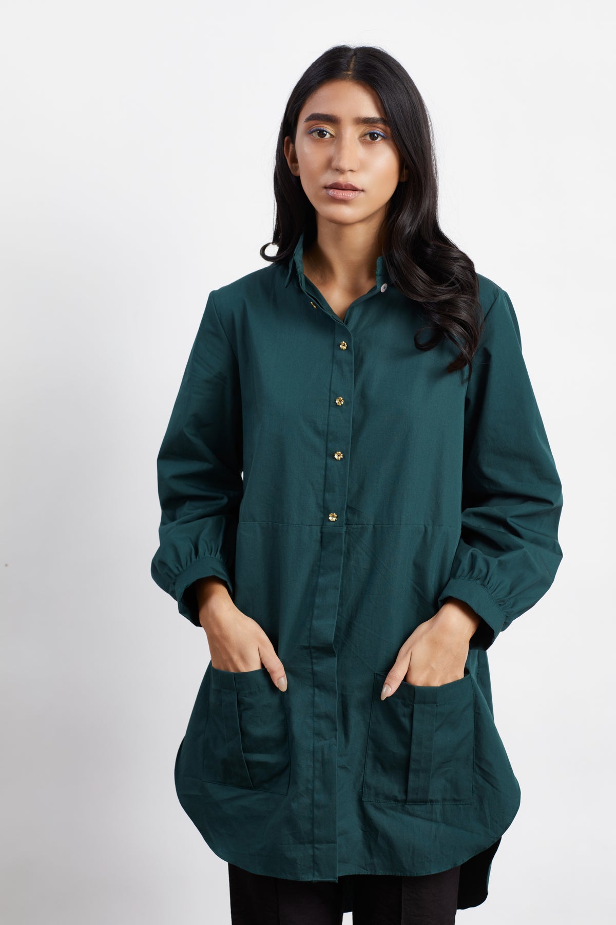 Green paradise pocket shirt