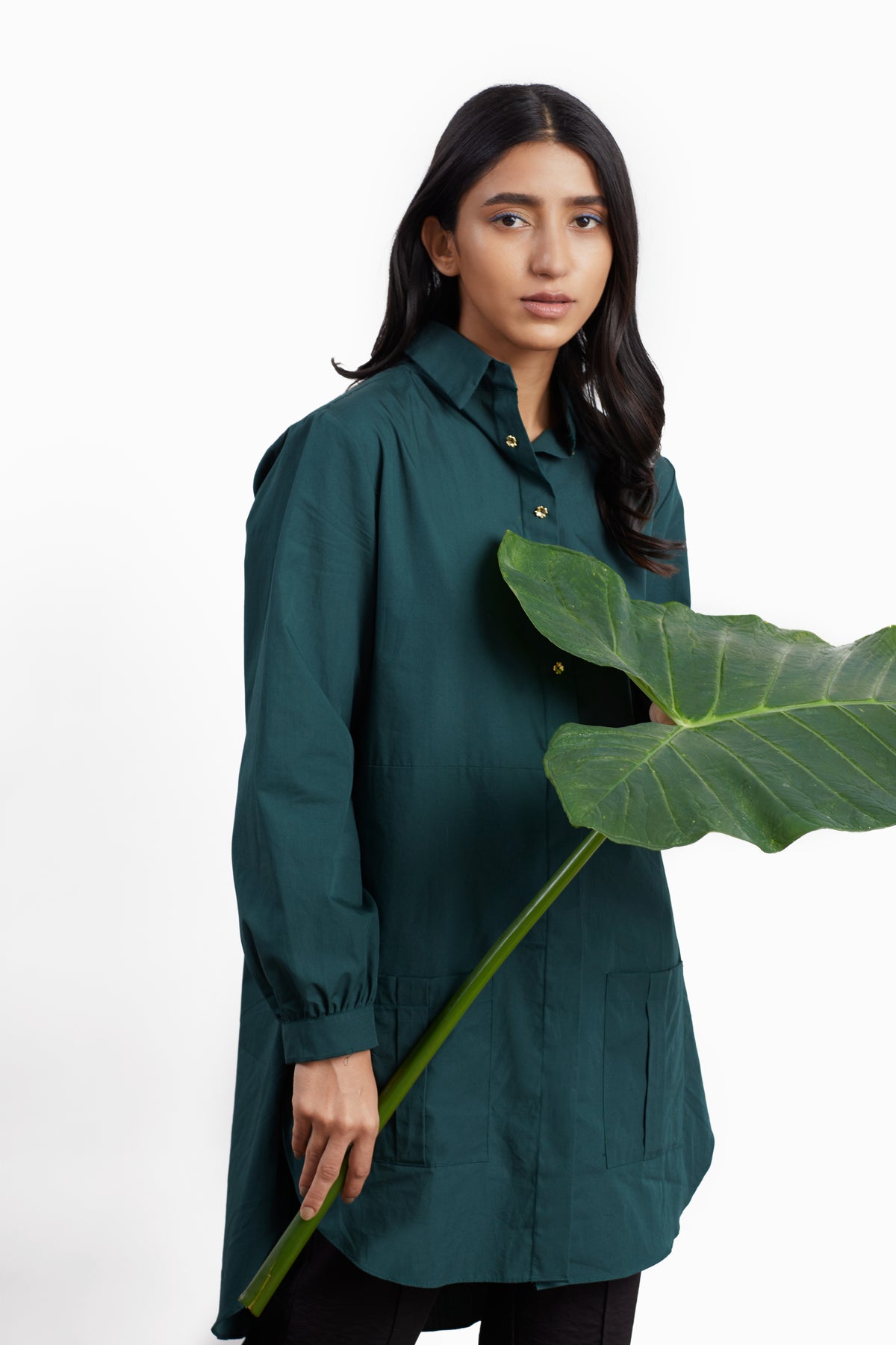 Green paradise pocket shirt