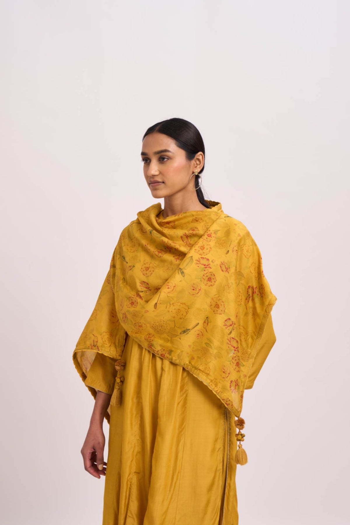 Mridini mustard kurta set