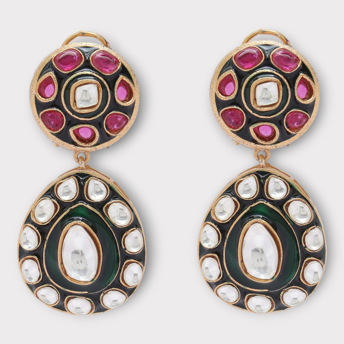 Grace Polki Dangler Earrings