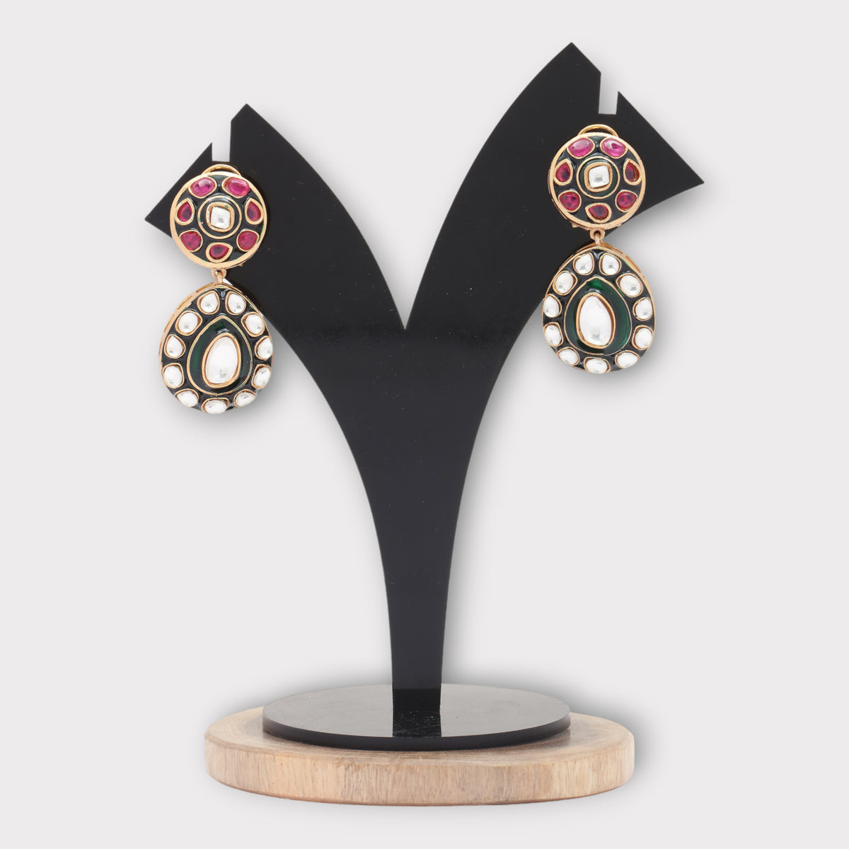 Grace Polki Dangler Earrings